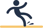 Illustration of a Short-Term Rental Insurance Liability Slip and Fall