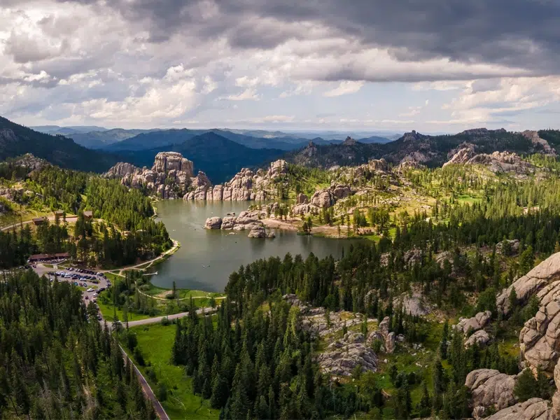 South Dakota scenic lake